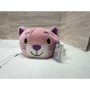 Evergreen Pink Cat Head Beanbag Plush Toy 4" B Boutique Bambeani
